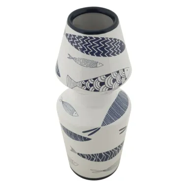 Wazon Ceramiczny Fish Double 14x34 cm